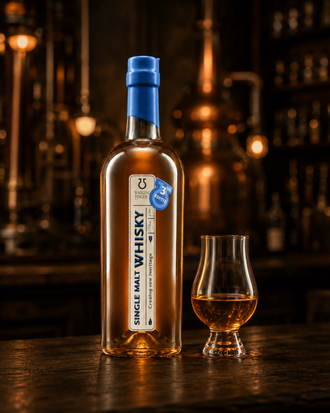 Wagging Finger Single Malt Whisky 3e editie — sfeer