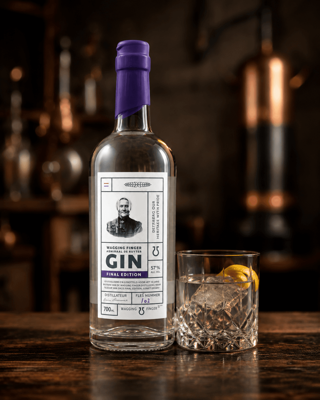 Wagging Finger Admiraal de Ruyter Gin — sfeer
