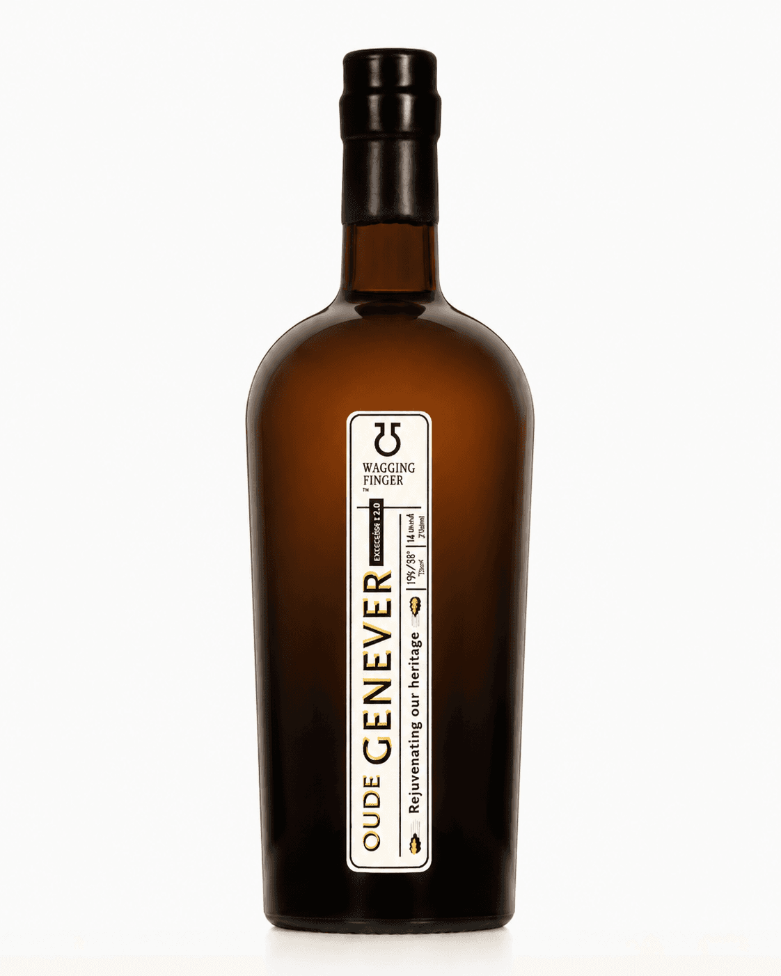 Wagging Finger Oude Genever V3.0 — label